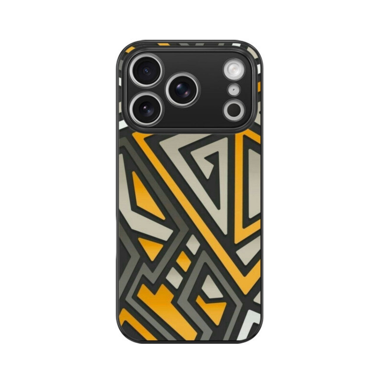 Geometrical Grid Glass Case for Apple iPhone