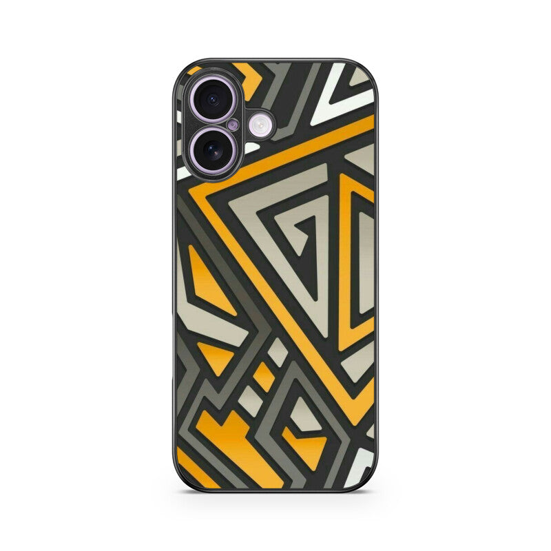 Geometrical Grid Glass Case for Apple iPhone