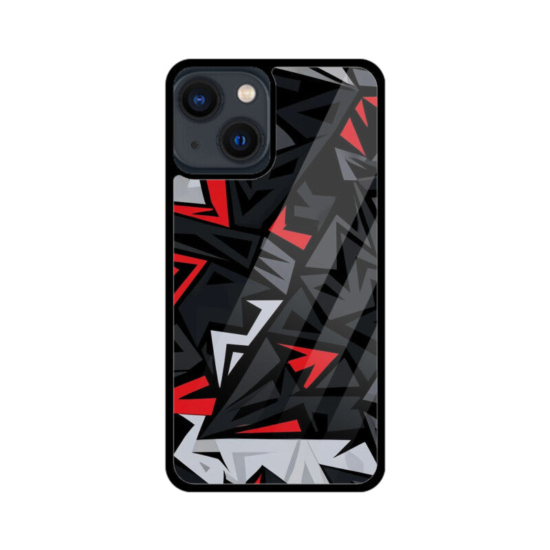 Red Strike Glass Case for Apple iPhone