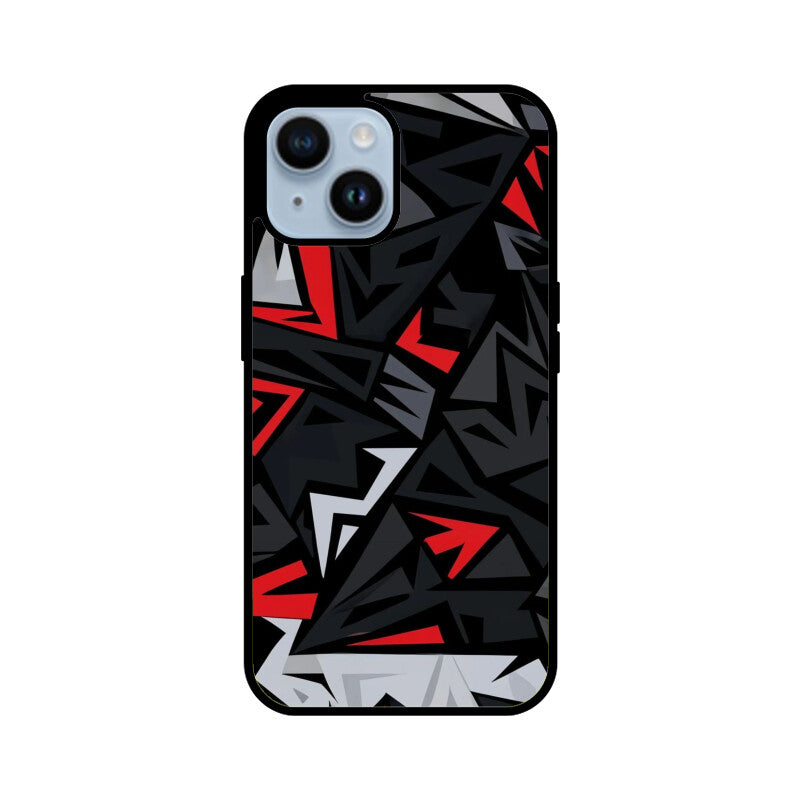 Red Strike Glass Case for Apple iPhone