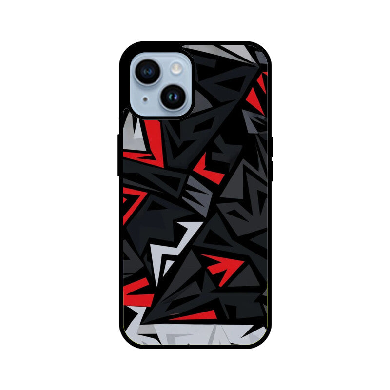 Red Strike Glass Case for Apple iPhone