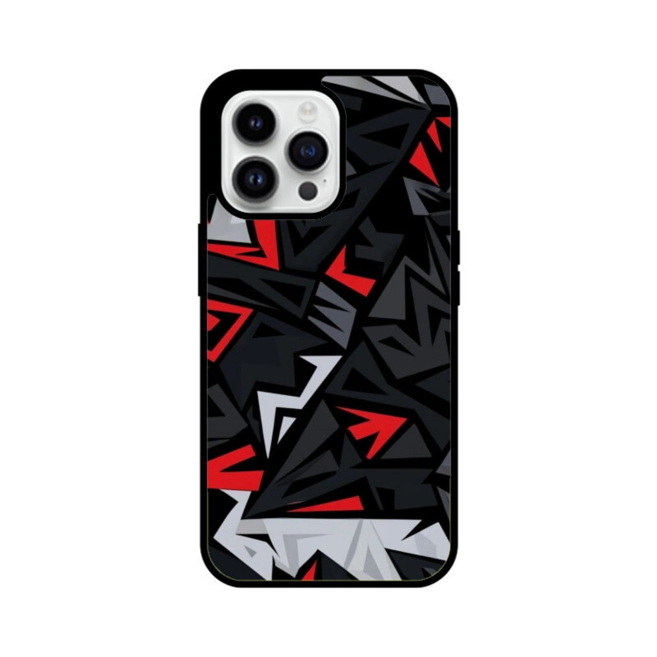 Red Strike Glass Case for Apple iPhone