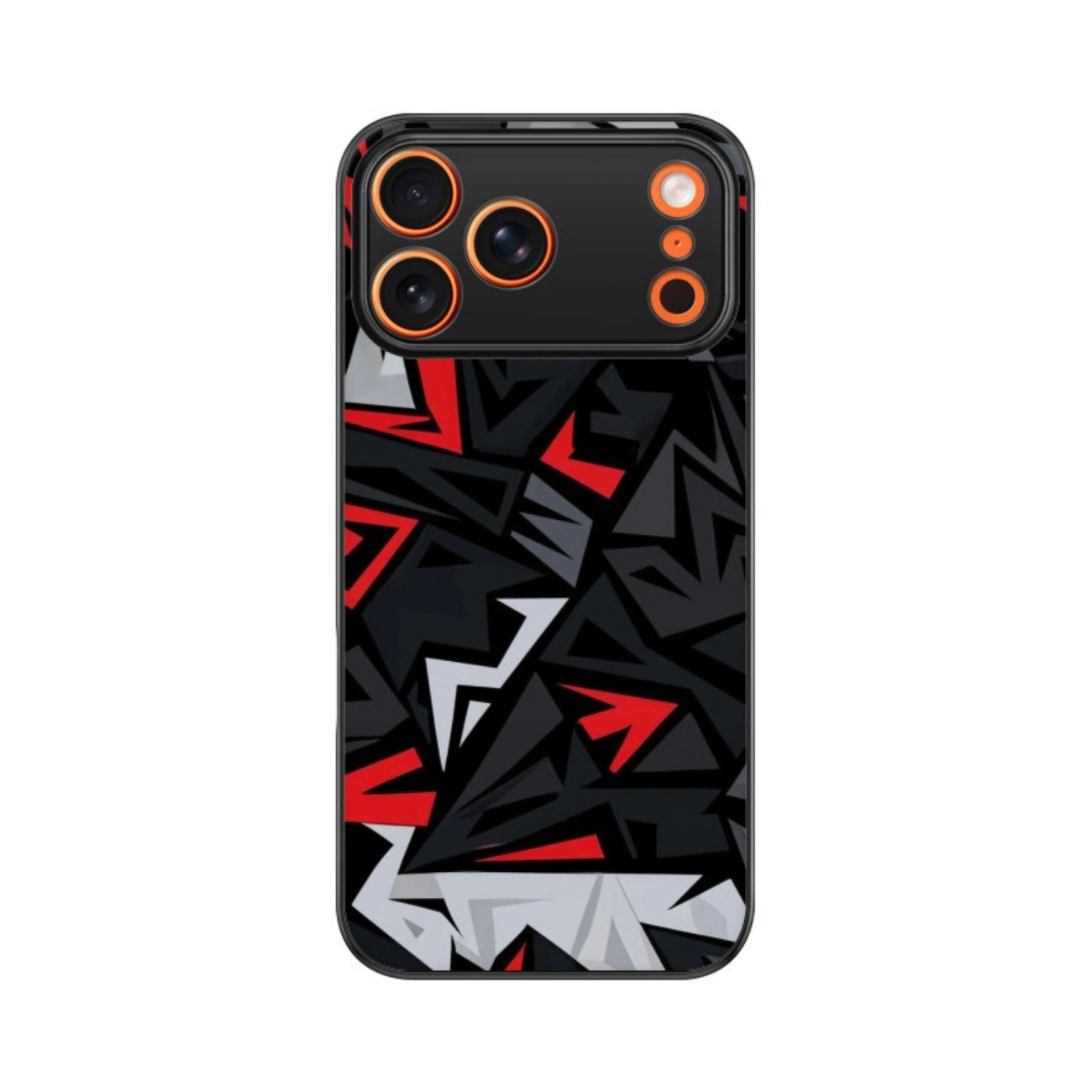 Red Strike Glass Case for Apple iPhone