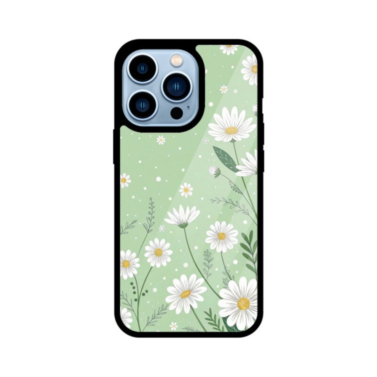 Daisy Meadow Glass Case for Apple iPhone