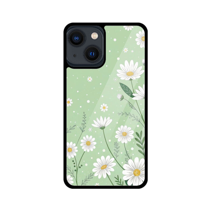 Daisy Meadow Glass Case for Apple iPhone