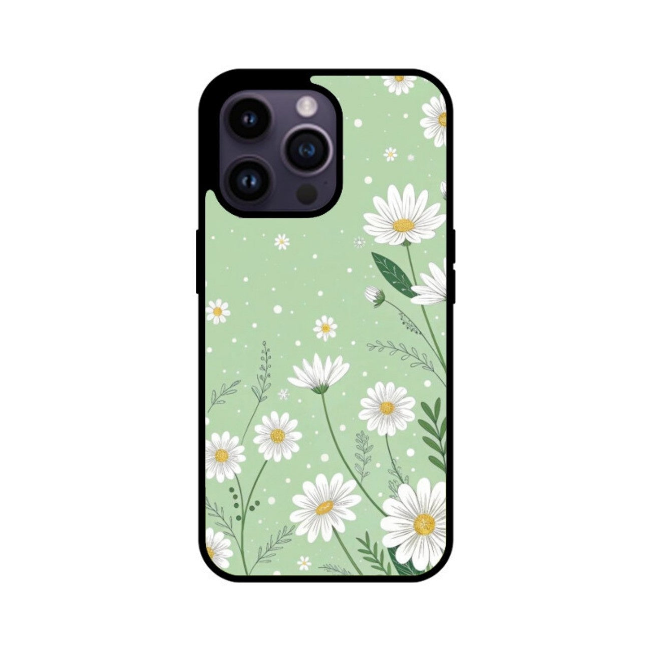 Daisy Meadow Glass Case for Apple iPhone