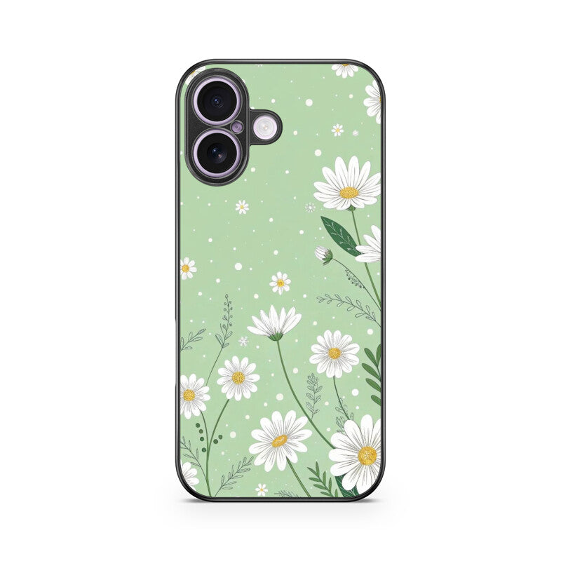 Daisy Meadow Glass Case for Apple iPhone