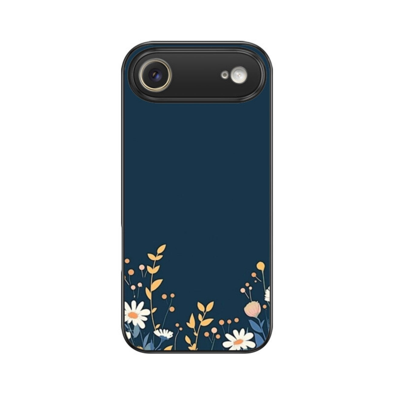 Moonlit Petals Glass Case for Apple iPhone