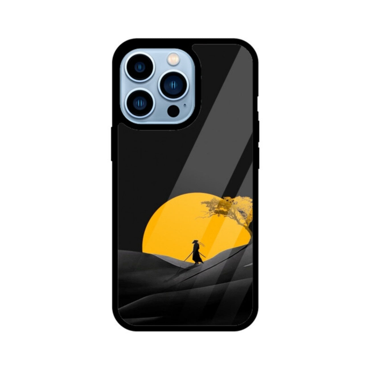 Golden Horizon Glass Case for Apple iPhone