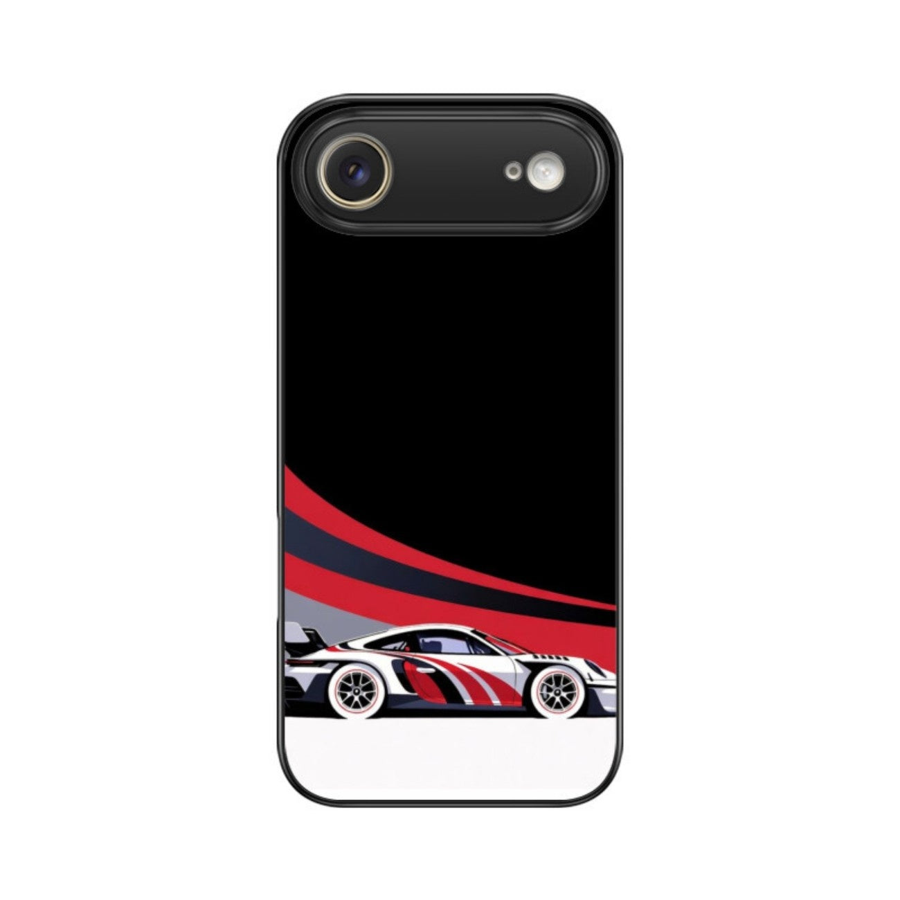 Redline Racer Glass Case for Apple iPhone