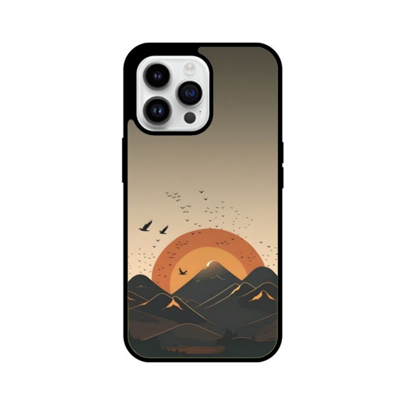 Sunset Ridge Glass Case for Apple iPhone