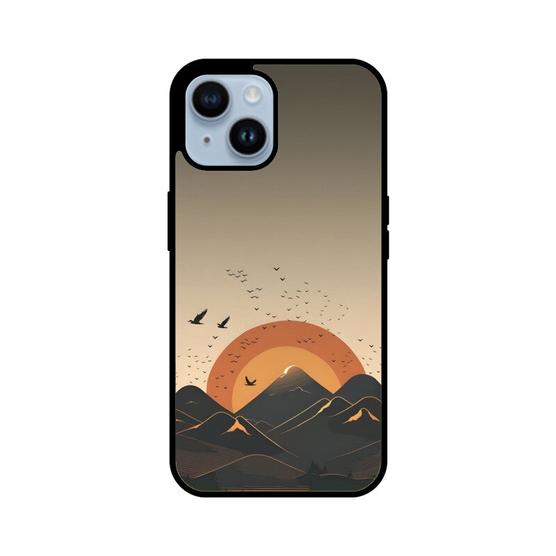 Sunset Ridge Glass Case for Apple iPhone