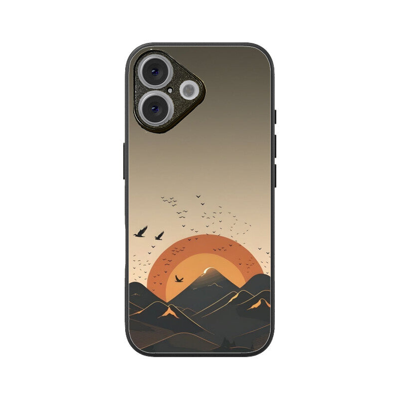 Sunset Ridge Glass Case for Apple iPhone