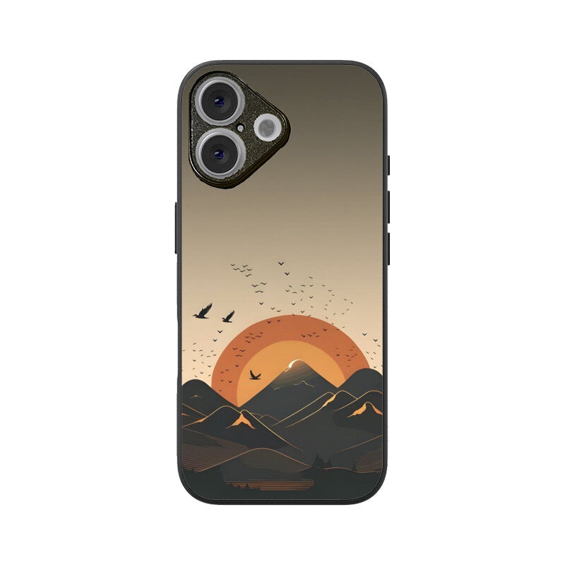 Sunset Ridge Glass Case for Apple iPhone