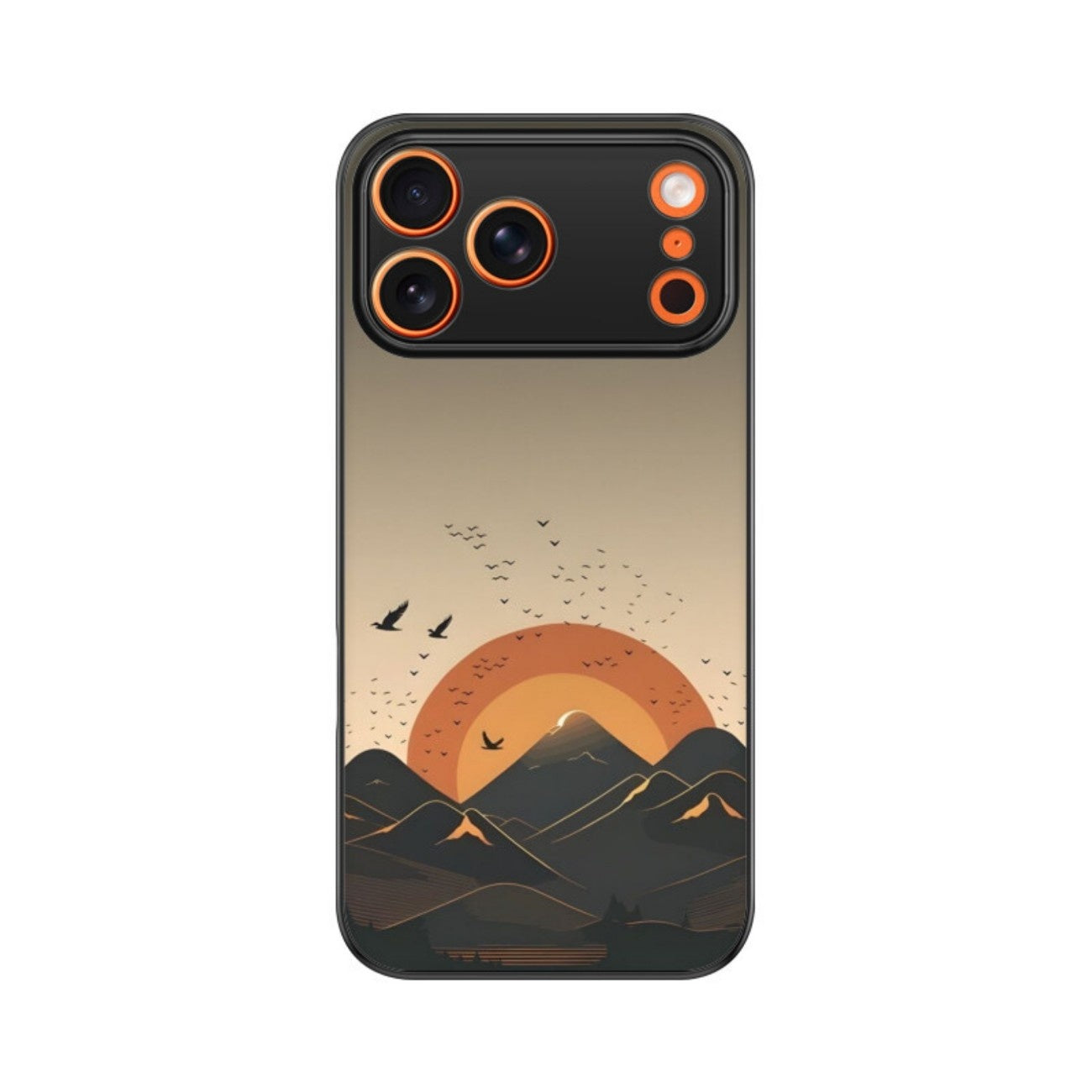 Sunset Ridge Glass Case for Apple iPhone