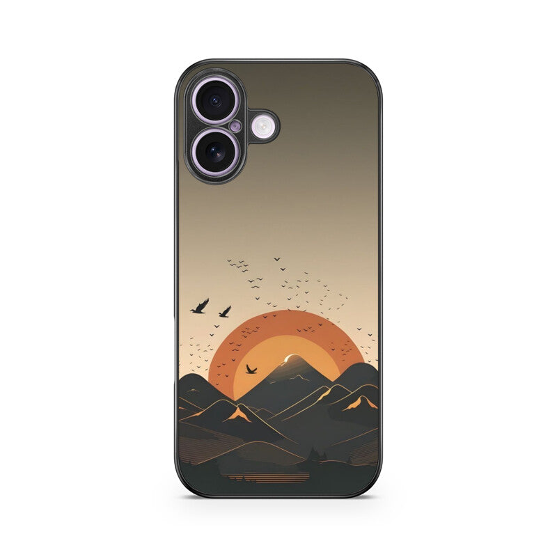 Sunset Ridge Glass Case for Apple iPhone