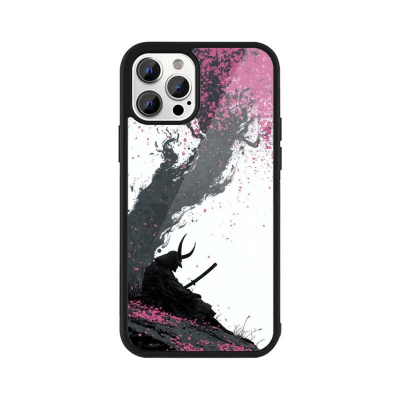 Crimson Sakura Glass Case for Apple iPhone