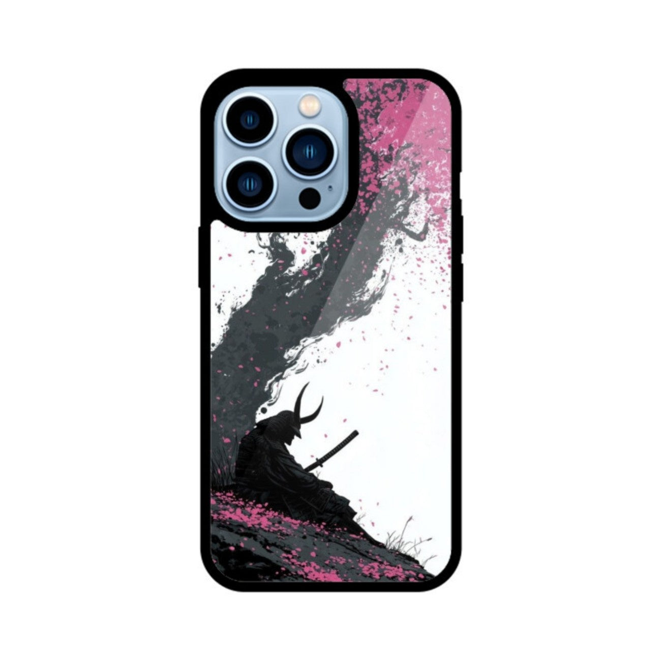 Crimson Sakura Glass Case for Apple iPhone