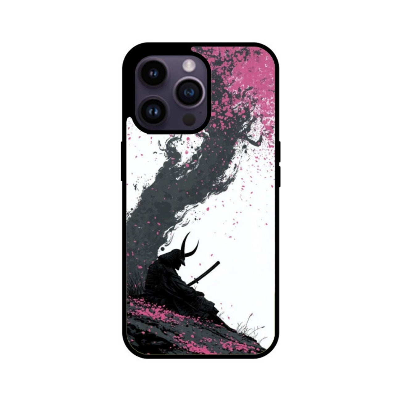 Crimson Sakura Glass Case for Apple iPhone