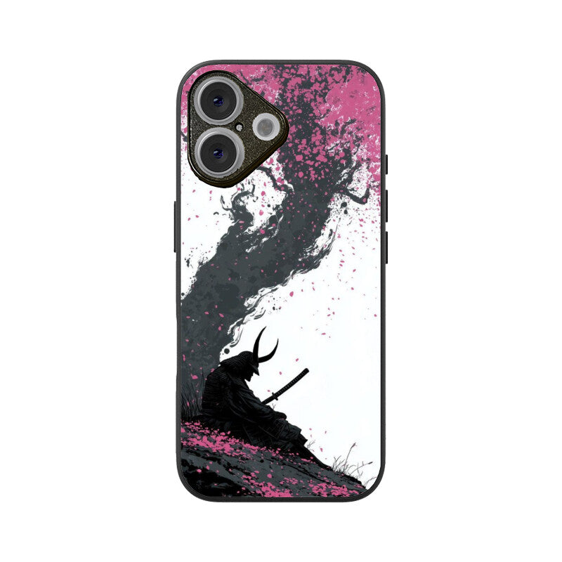 Crimson Sakura Glass Case for Apple iPhone