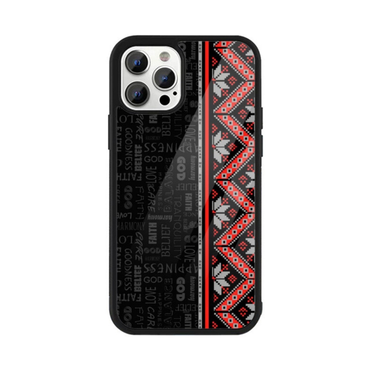 Tribal Harmony Glass Case for Apple iPhone