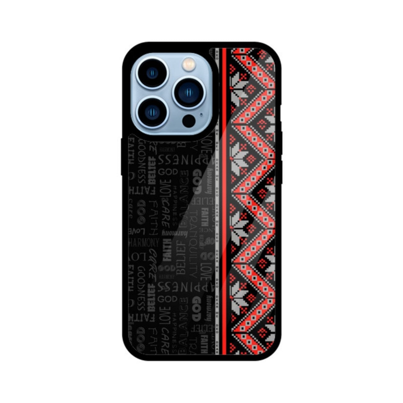Tribal Harmony Glass Case for Apple iPhone