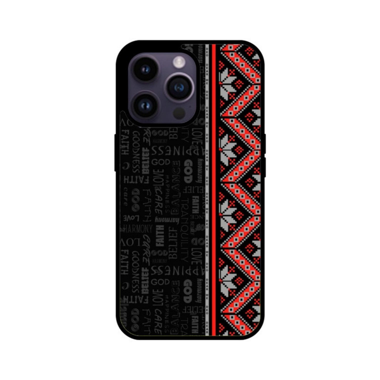 Tribal Harmony Glass Case for Apple iPhone