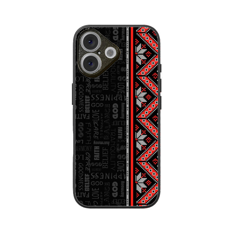 Tribal Harmony Glass Case for Apple iPhone