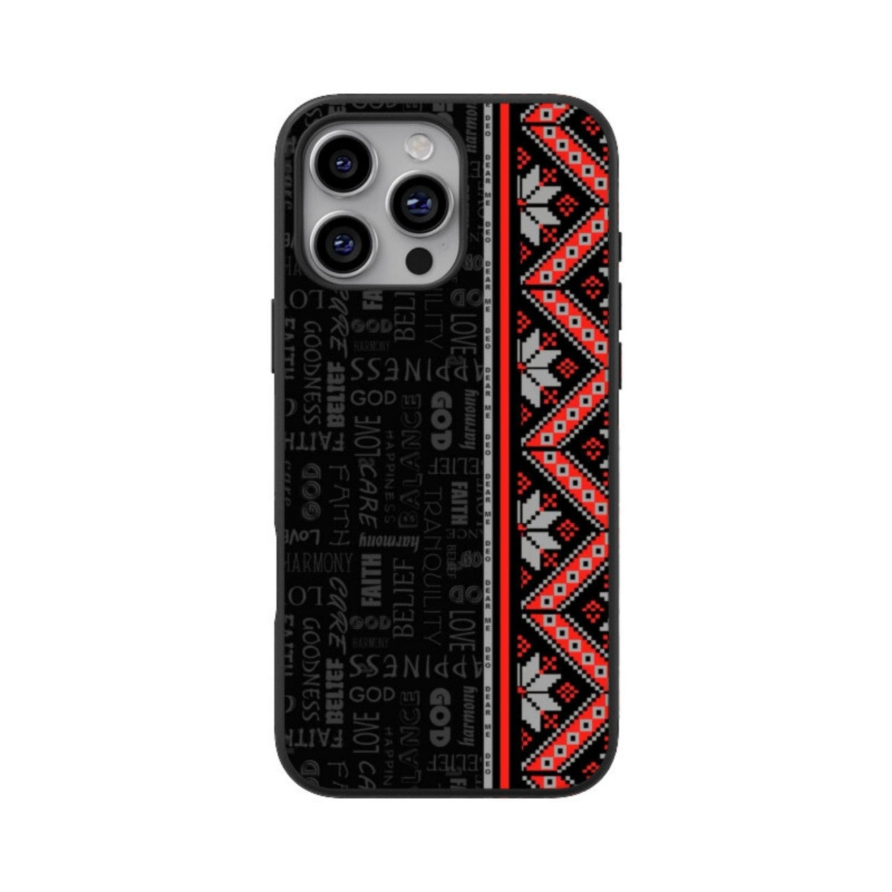 tribal art iphone case glass back