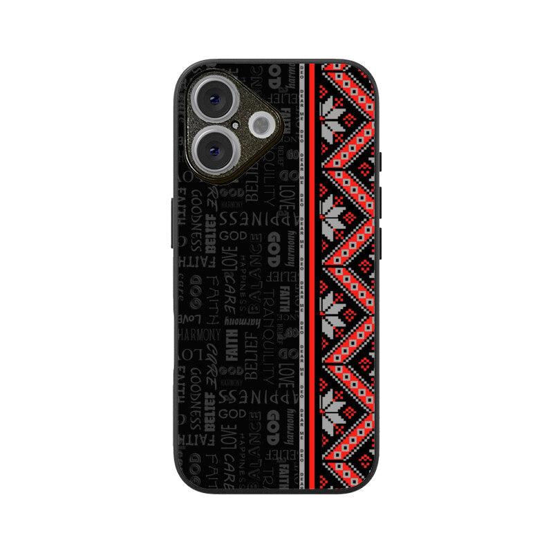 Tribal Harmony Glass Case for Apple iPhone