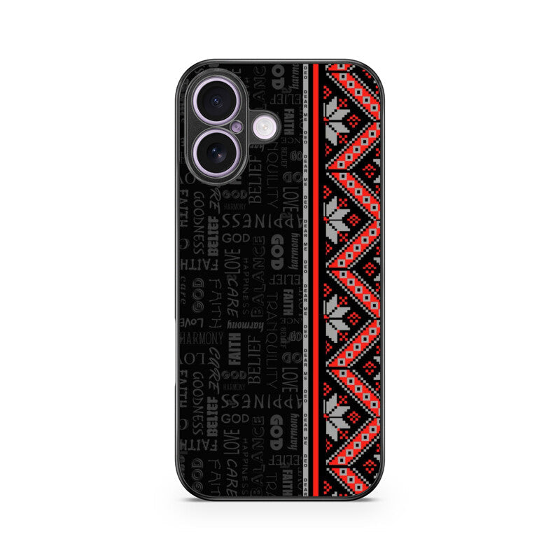 Tribal Harmony Glass Case for Apple iPhone