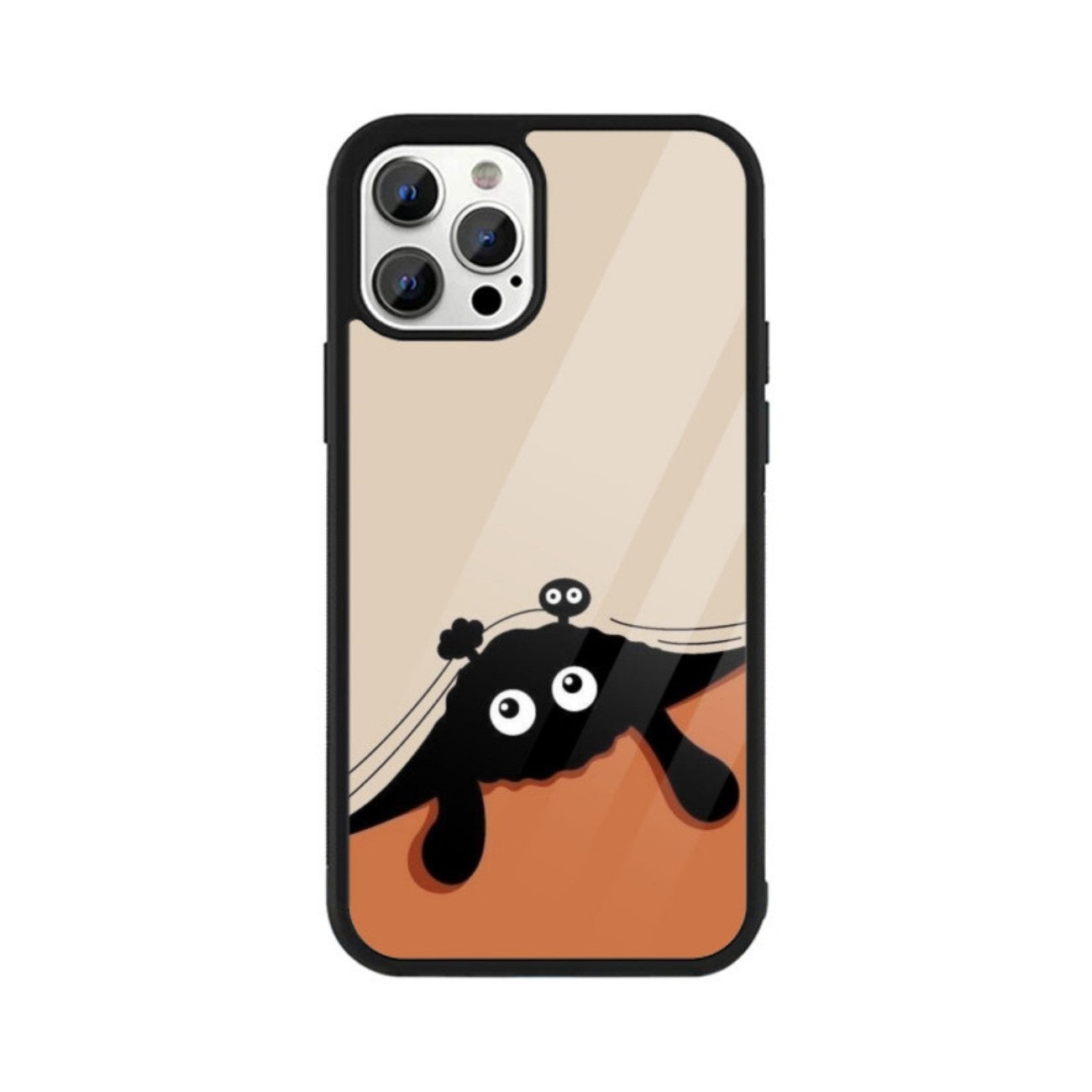 Peekaboo Pal Glass Case for Apple iPhone