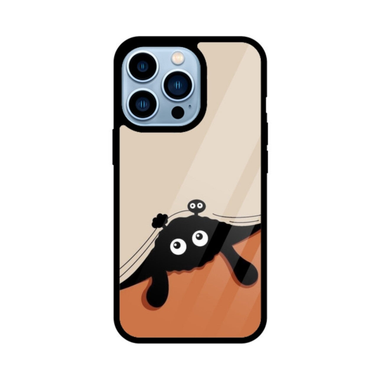 Peekaboo Pal Glass Case for Apple iPhone