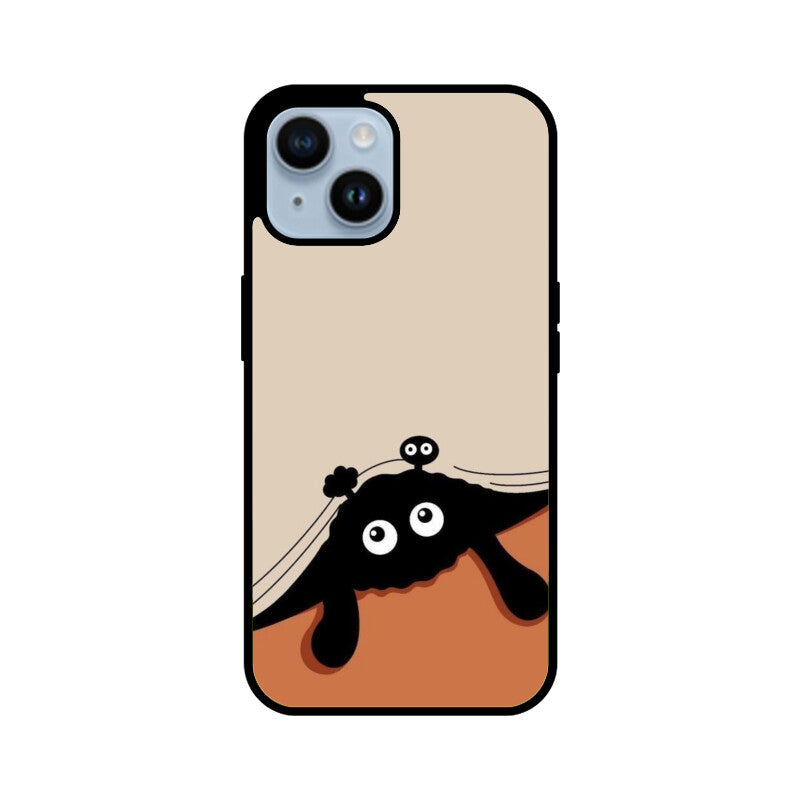 Peekaboo Pal Glass Case for Apple iPhone