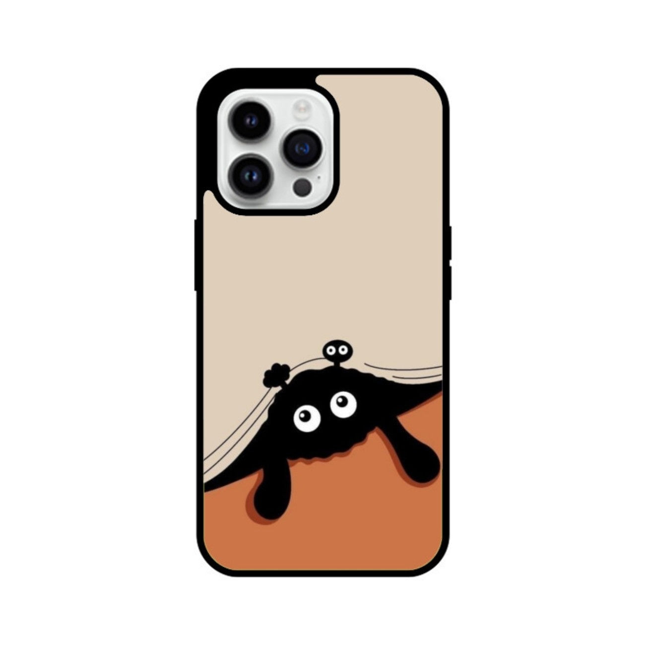 Peekaboo Pal Glass Case for Apple iPhone