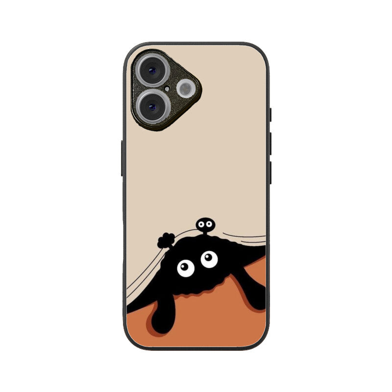 Peekaboo Pal Glass Case for Apple iPhone