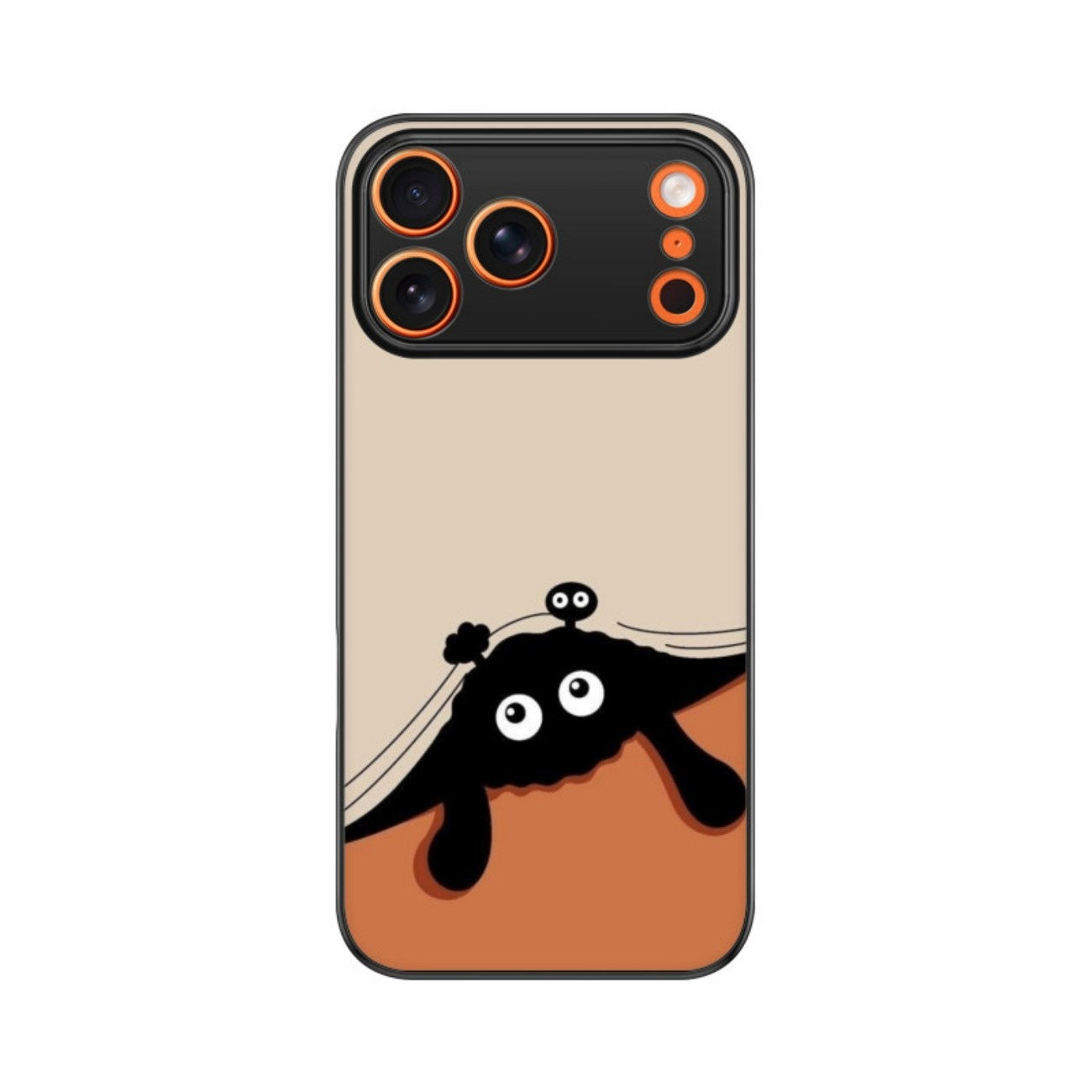 Peekaboo Pal Glass Case for Apple iPhone