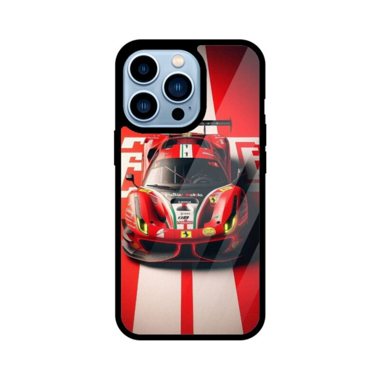 Scarlet Apex Glass Case for Apple iPhone