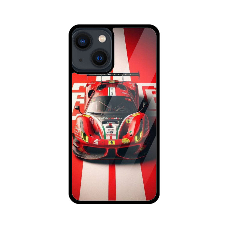 Scarlet Apex Glass Case for Apple iPhone