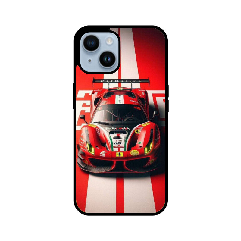 Scarlet Apex Glass Case for Apple iPhone