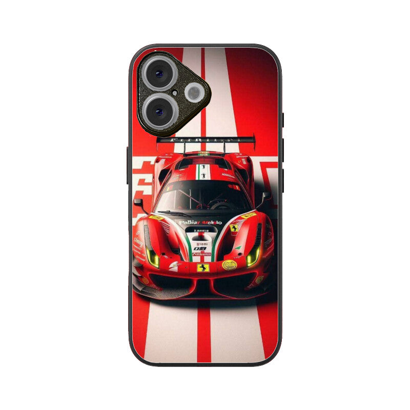 Scarlet Apex Glass Case for Apple iPhone