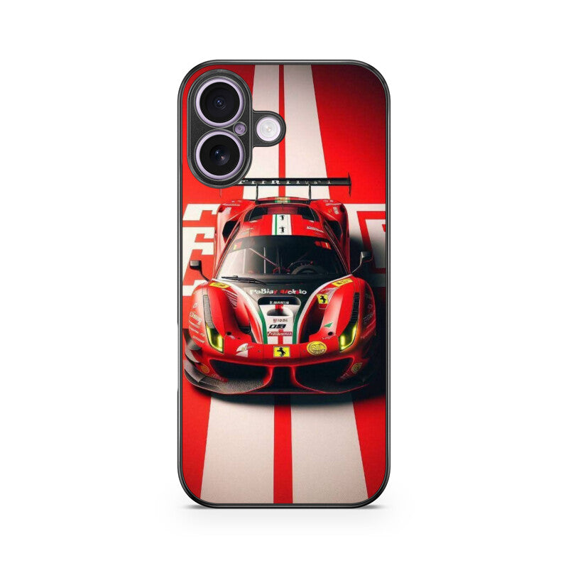 Scarlet Apex Glass Case for Apple iPhone