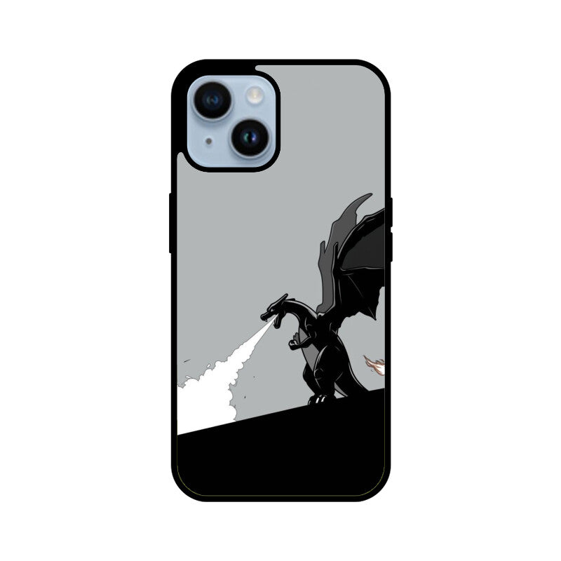 Monochrome Fury Glass Case for Apple iPhone