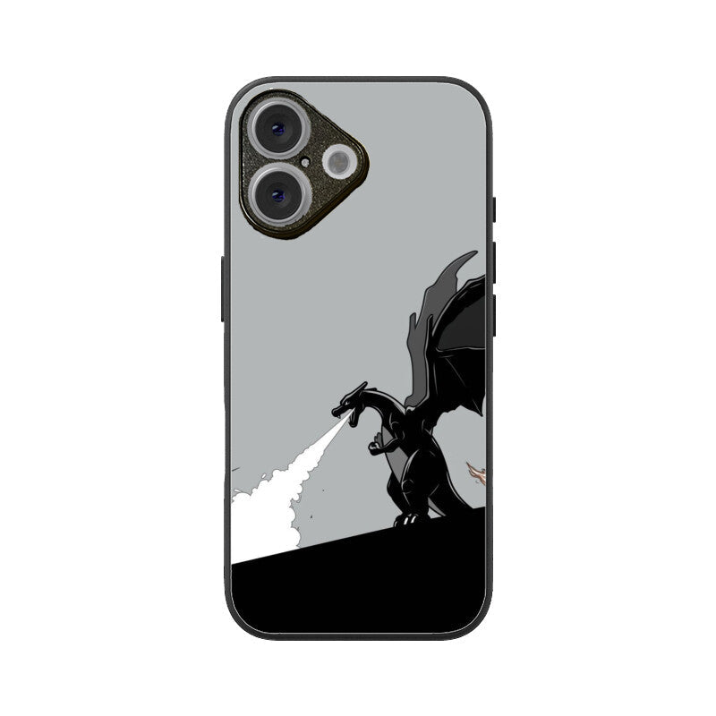 Monochrome Fury Glass Case for Apple iPhone