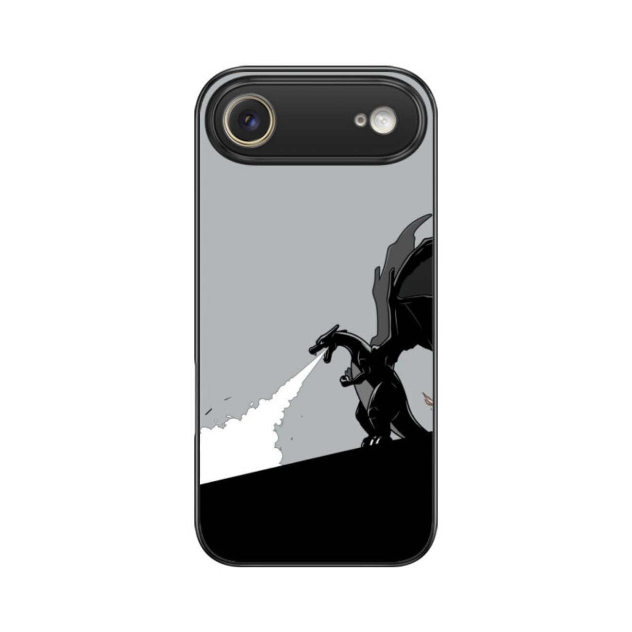 Monochrome Fury Glass Case for Apple iPhone