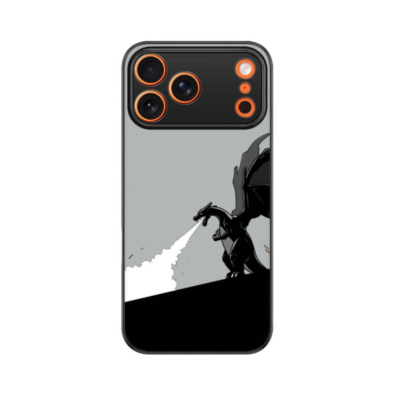 Monochrome Fury Glass Case for Apple iPhone