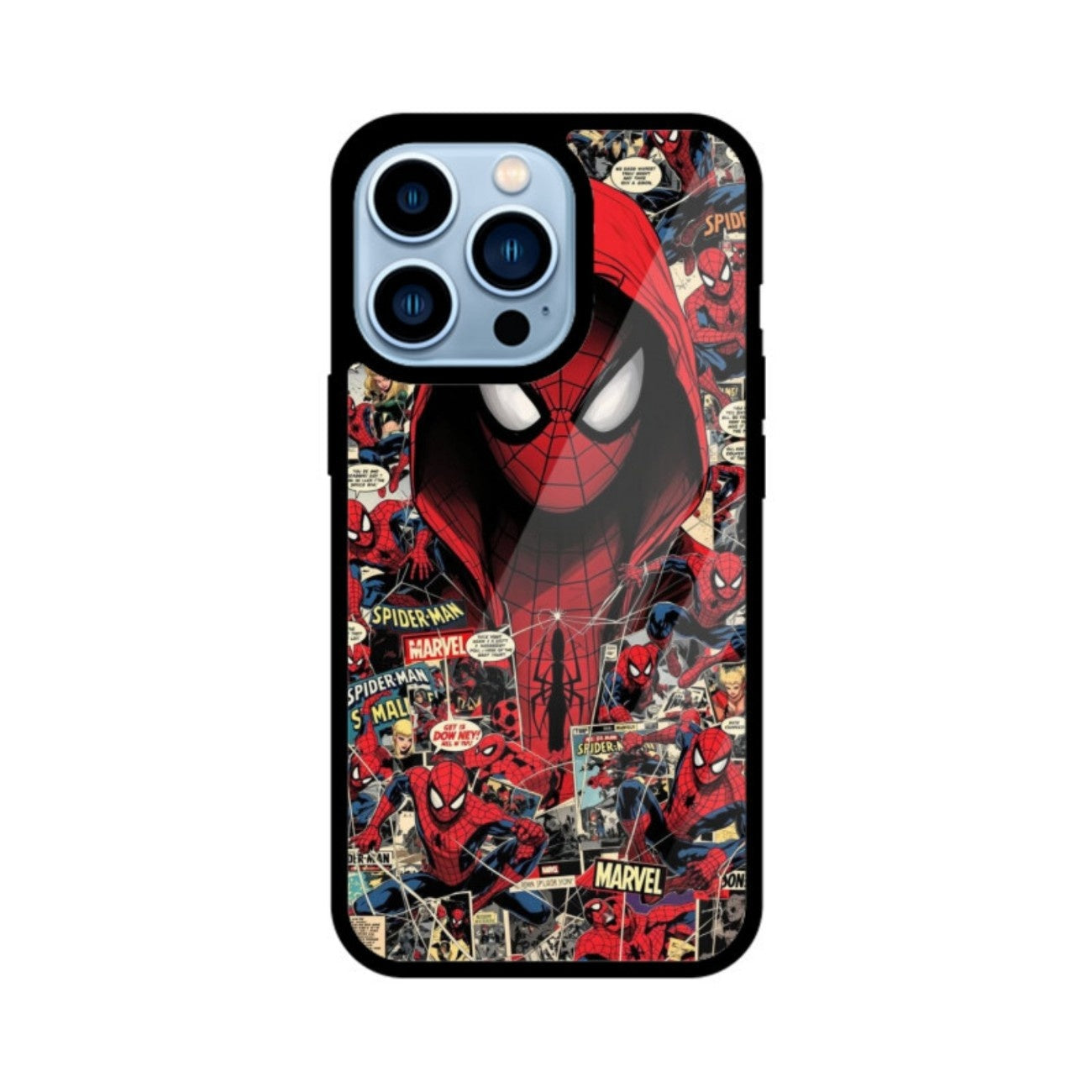 Webbed Phantom Glass Case for Apple iPhone