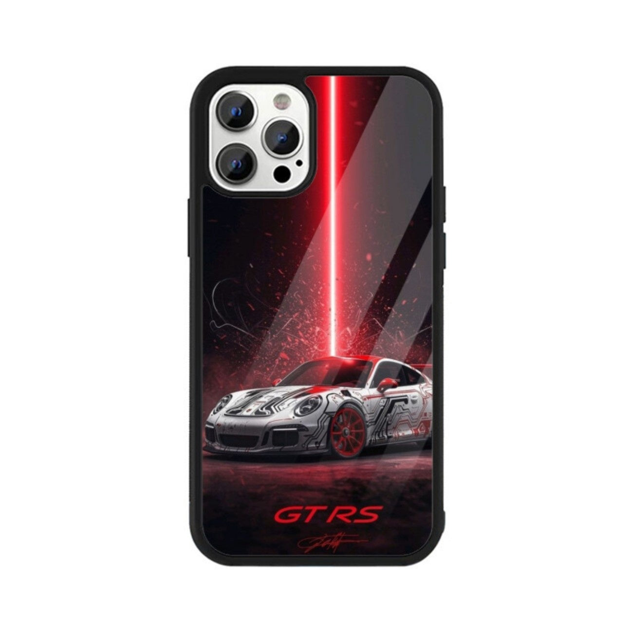Neon Apex GTRS Glass Case for Apple iPhone