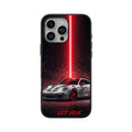 red racing car design iphone case