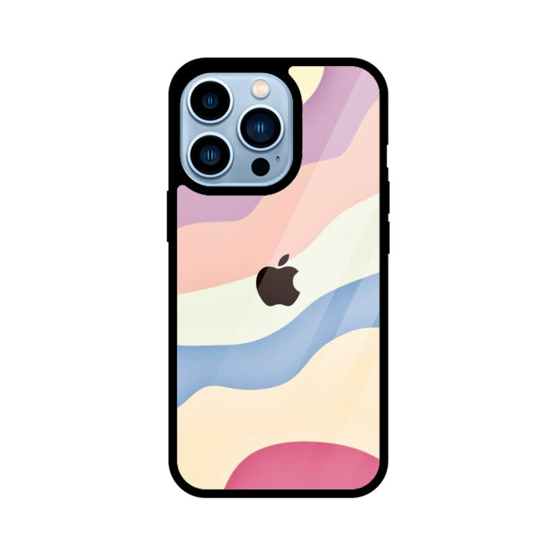 Pastel Drift Glass Case for Apple iPhone